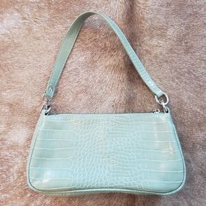 Pastel green hand bag